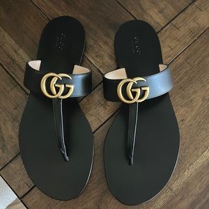 GG T-Strap Sandals